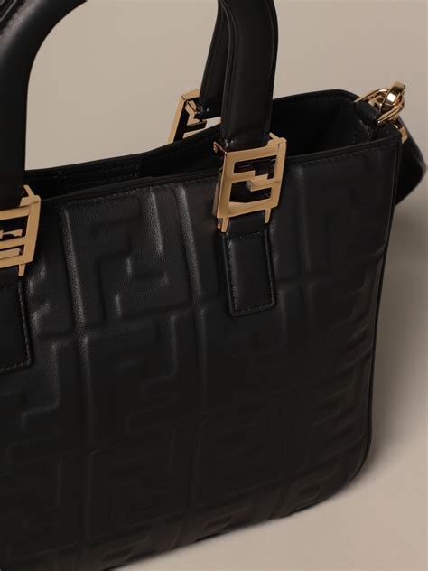 bijenkorf fendi tas|Fendi black handbags.